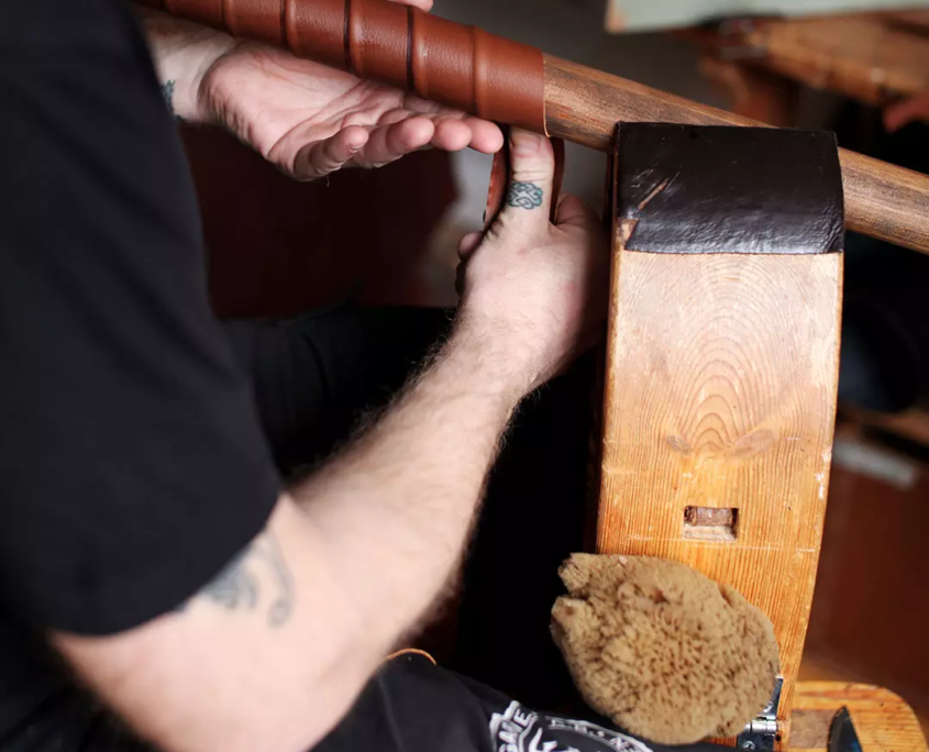 Läderlindning Läderlindning